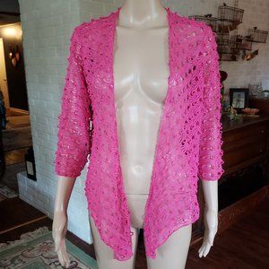 Pink loose front wrap, M